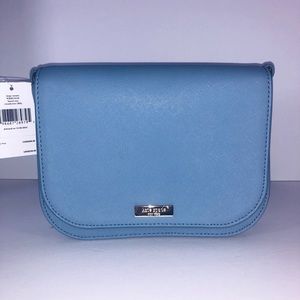 🌷 Kate Spade Blue Leather Carsen Crossbody Purse